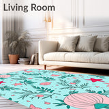 Festive Sea Shells and Evergreen Pine with Holiday Accents(Light Blue)