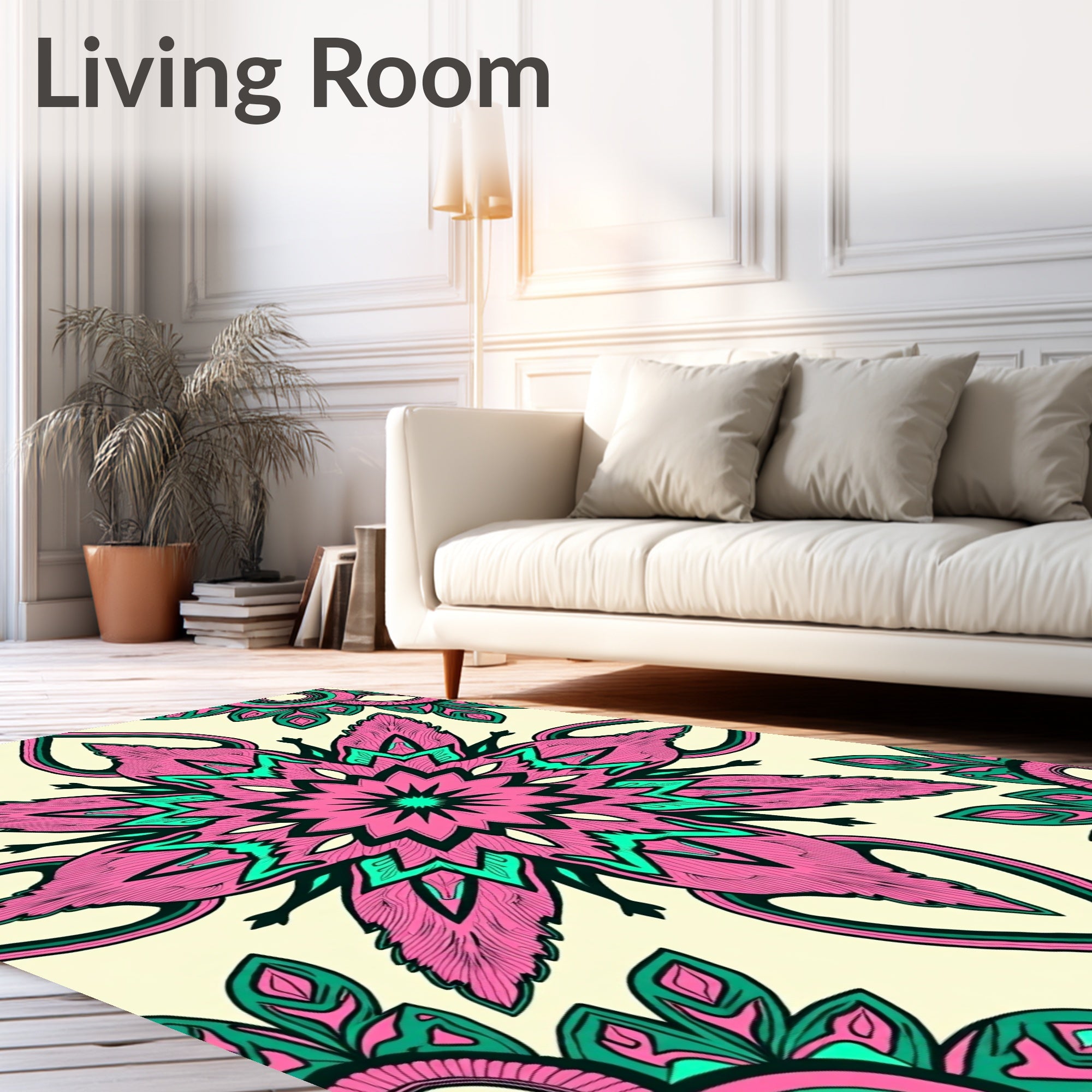 Weathered with Symmetrical Petal Framework (Pink) - ODIKA