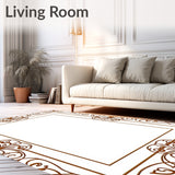 Art Nouveau Floral With Flowing Curves And Feel (Brown)