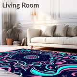 Celestial Featuring Planets and Stars in Cosmic Arrangement (Pink)