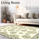 Damask Weathered Blossom Artistry Tapestry (Ivory) - ODIKA