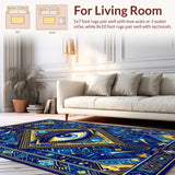 Modern Vibrant Evil Eye Design(Blue)