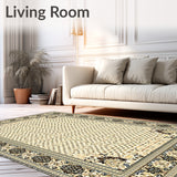 Geometric Spotted Runner Beige/Dark Brown(Beige)