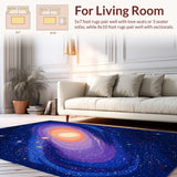 Futuristic Outer Space Motif(Blue)