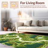 Delightful Pastel Woodland Scene(Green)