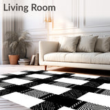 Festive Buffalo Check Tapestry(Black)