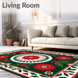 Festive Vintage Yuletide Medallion(Green)