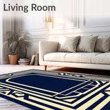 Architectural Lattice Symphony Grid(Blue)