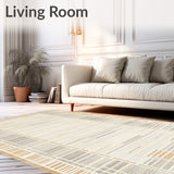 Contemporary Textured Geometric in Earthy Tones(Beige)