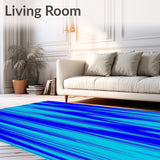 Elegant Abstract Waterfall Cascade Flowing Artistic (Blue)