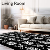 Minimalist Nouveau Garden Inspired Artistic Expressive(Black)