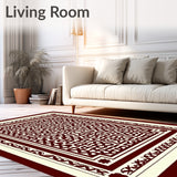 Tile Inspired Hallway with Mosaic Details(Brown)