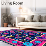 Celestial Blossom Honeybee Swirl Vintage Eclectic Illustration (Pink)