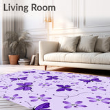 Whimsical Flying Insect Dance Illustration(Purple)