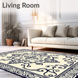 Ornamental with Symmetrical Scrollwork (Beige) - ODIKA