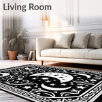 Enchanted Moon Phase Celestial Witchcraft Themed Entry(Black) - ODIKA