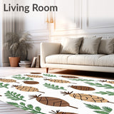 Rustic Woodland Pinecone Branch Thanksgiving Harvest(Brown)