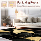 Chic Modernist Bold Artistic Motif(Gold)