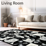 Vinyl Record Inspired With Classic Rock Band Graphics(Black)