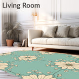 Chateau Botanical Illustration(Teal)