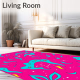 Nebula Dreamscape with Radiant Gas Clouds and Twinkling Starbursts (Pink)