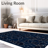 Enchanting Vine Swirl Captivating Handsome Impressive Creation (Blue) - ODIKA