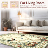 Chelsea Pastoral Rooster Hand Hooked Heritage Collection(Beige)