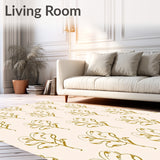 Minimalist Latticework Scrollwork Abstract Accent(Gold)