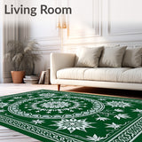 Snowflake Winter Wonderland Seasonal Area(Green)