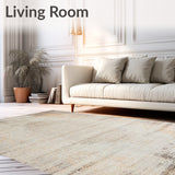 Neutral Legacy Muted Elegant Distressed Non Slip(Beige)