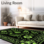 Enchanted Botanical Garden Mystical Vintage Floral Illustration (Black) - ODIKA