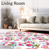 Pocket Style Miniature Floral Bouquet Pile Accent(Pink)