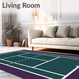 Tennis Court Baseline Service Grid(Green)