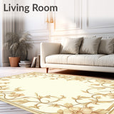 Imperial Collection Floral Elegant Classic Vine(Beige)
