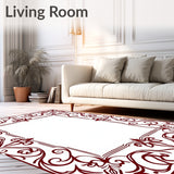 Artisan Scrollwork Vine with Stylized Petal Motif (Brown) - ODIKA