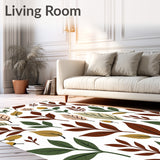 Natural Seasonal Botanical Artistry Hand Painted Expressive(Brown)
