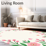 Enchanted Spring Garden Elegant Botanical Artwork(Pink)