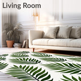 Elegant Botanical Fern Leaf Jungle Nature Inspired Artisan (White)