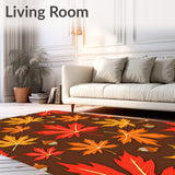 Autumn Harvest Maple Foliage Decorative Accent(Brown)