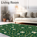 Classic Floral Vine with Interlocking Leaf and Blossom Design(Gold)
