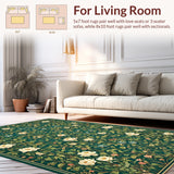 Luxurious Emerald Botanical Imagery(Green)