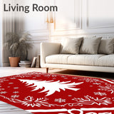 Wintry Wonderland Spruce Blossom Greeting Floor(Red)