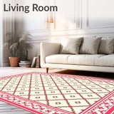 Interlocking Lattice With Trellis Motif (Pink) - ODIKA