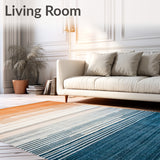 Boho Style Area Sunset Hues(Orange)