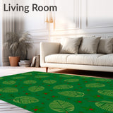 Festive Pinecone Swirl Holiday Textured(Green)