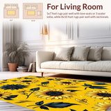 Elegant Dark Floral Composition(Yellow)