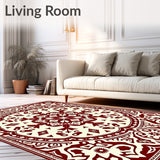 Snowflake with Traditional Folk Art(Red)