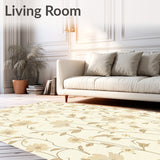 Desert Bloom Area Quick Dry Bath Mat Non Slip Shower(Beige)