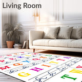 Preschool Literacy Development Interactive Lettering Display (Red)