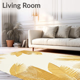 Artistic Tropical Leaf Beige with a Unique Visual Appeal(Beige)